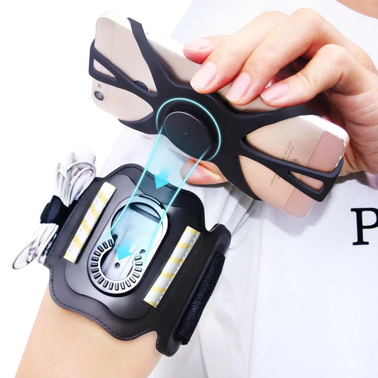 360° Swivel Running Armband with Phone Holder