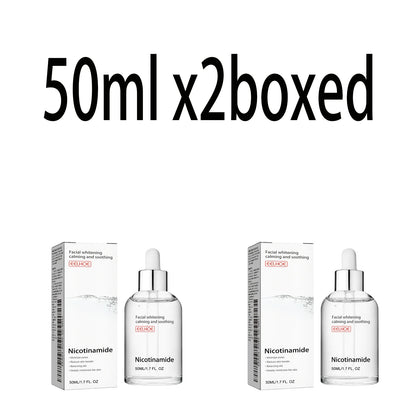 Niacinamide Facial Serum: fades acne marks, hydrates and moisturizes, minimizes pores, brightens skin, skin-beautifying essence.