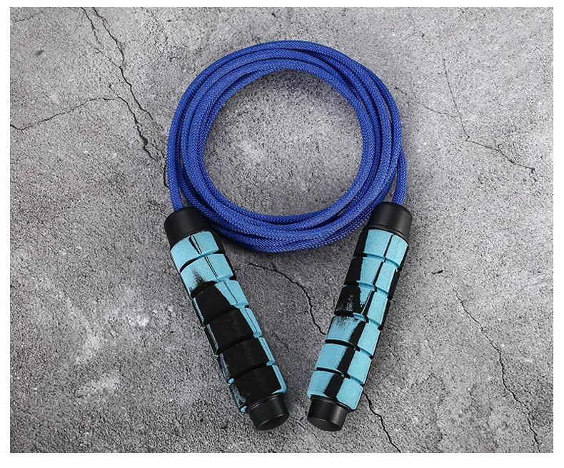 Boxing Jump Rope with Heavy Foam Grip Handles, Crossfit Skipping Rope, Fitness Workouts, Endurance Strength Training