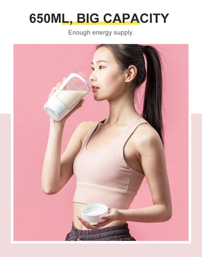 Wholesale Equra Electric Shaker Cup Protein Gym Sport Shaker Bottle Mixer Electric Protein Shaker Electric Bottle Cup