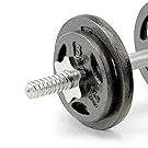 AQMarcy 40 lbs Adjustable Dumbbell Set with Collars for Home Gym Bodybuilding,Weight ,Strength Training