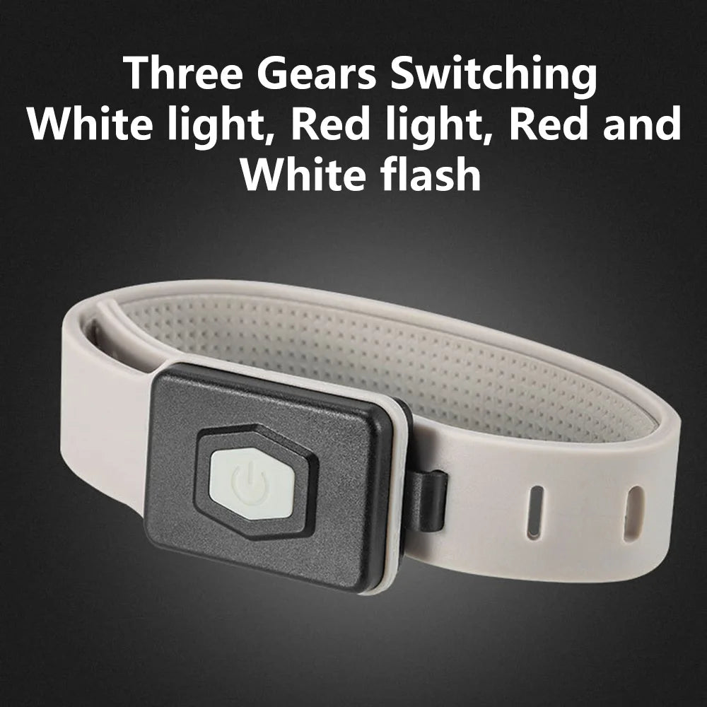 Night Running Armband LED Light Outdoor Sport USB Rechargeable Flashing Light Safe Belt Arm Leg Warning Wristband Cycling Light